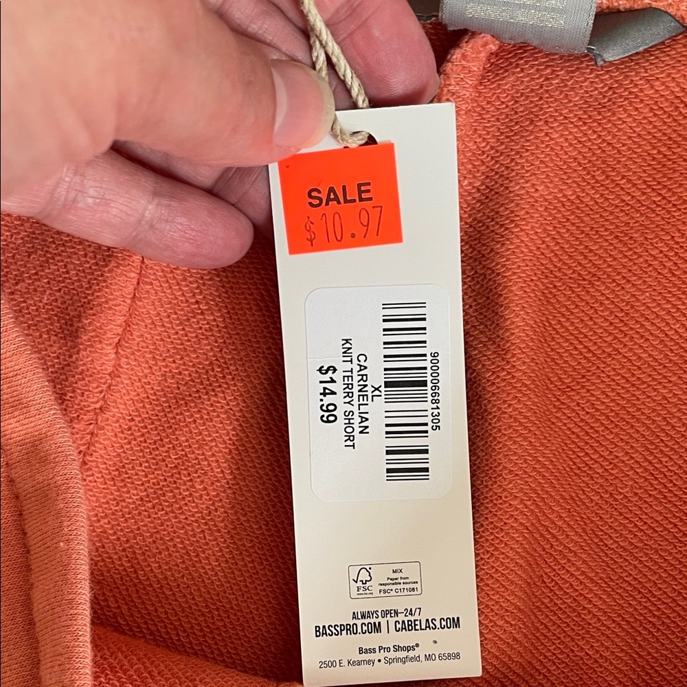Natural Reflections Women's Coral Casual Soft Knit Shorts size XL New with Tags - Picture 3 of 5